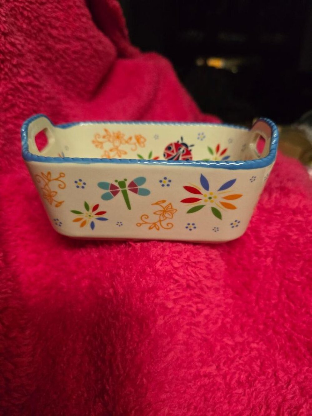 Temp-tations 10oz Mini Loaf Pan - Seasonal Garden Pattern